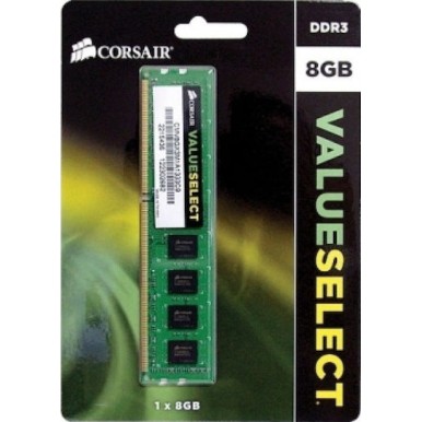 Corsair Value DDR3 με Module 1x8GB και Ταχύτητα 1333 για Desktop