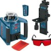 Bosch GRL 300 HV Αυτορυθμιζόμενο Περιστροφικό Αλφάδι Laser Κόκκινης Δέσμης 9V με Εύρος Εργασίας 60m