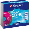 Verbatim Εγγράψιμα CD-R 52x 700MB 10τμχ