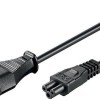 Goobay IEC C5 - IEC C5 Cable 1.8m Μαύρο 93960