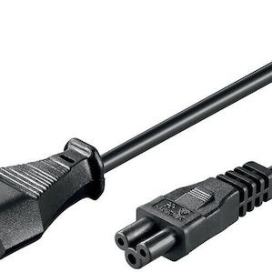 Goobay IEC C5 - IEC C5 Cable 1.8m Μαύρο 93960