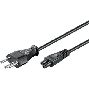 Goobay IEC C5 - IEC C5 Cable 1.8m Μαύρο 93960
