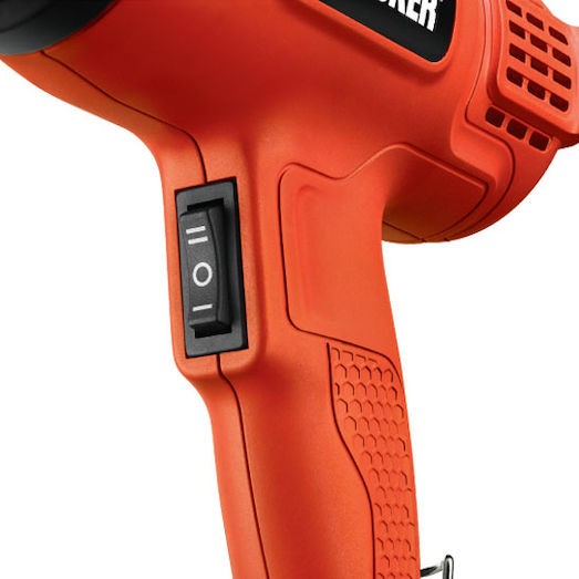 Black & Decker Πιστόλι Θερμού Αέρα 1750W με Ρύθμιση Θερμοκρασίας εως και 600°C