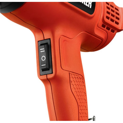 Black & Decker Πιστόλι Θερμού Αέρα 1750W με Ρύθμιση Θερμοκρασίας εως και 600°C