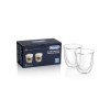 De'Longhi Cappuccino Set Σετ Ποτήρια Καφέ/Freddo από Γυαλί 190ml 2τμχ