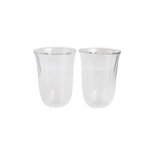 De'Longhi Σετ Ποτήρια Καφέ/Freddo από Γυαλί 330ml 2τμχ