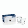 De'Longhi Σετ Φλιτζάνια Espresso Γυάλινα Διάφανα 60ml 2τμχ