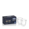 De'Longhi Σετ Φλιτζάνια Espresso Γυάλινα Διάφανα 60ml 2τμχ