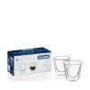 De'Longhi Σετ Φλιτζάνια Espresso Γυάλινα Διάφανα 60ml 2τμχ
