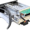 DeLock 5.25 Frame for 1 x 2.5 plus 1 x 3.5 SATA 2x USB 3.2 Μαύρο 47209