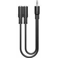 Goobay Μετατροπέας 3.5mm male σε 3.5mm 2x female 1τμχ 50464