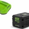 Greenworks Σετ Μπαταρίας Χωρητικότητας 4Ah 60V με Φορτιστή GSK60B4