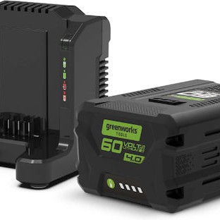 Greenworks Σετ Μπαταρίας Χωρητικότητας 4Ah 60V με Φορτιστή GSK60B4