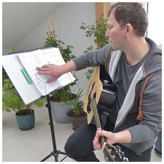 NN Αναλόγιο Ορχήστρας Ύψους 70-120cm Μαύρο