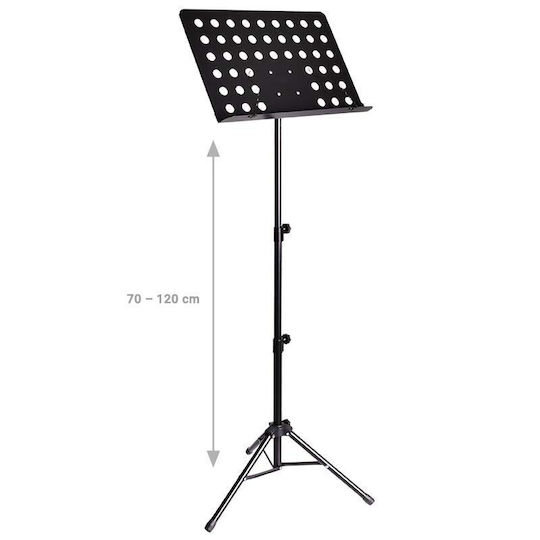 NN Αναλόγιο Ορχήστρας Ύψους 70-120cm Μαύρο