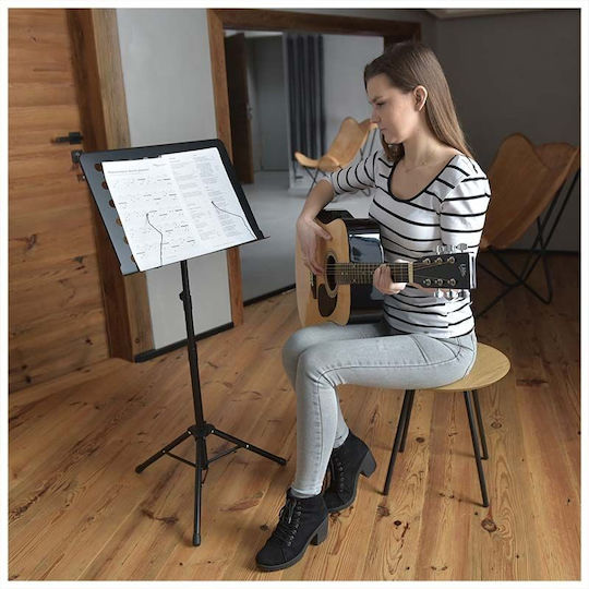 NN Αναλόγιο Ορχήστρας Ύψους 70-120cm Μαύρο