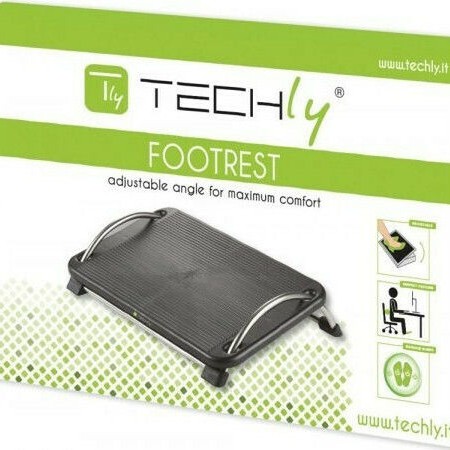 Techly Υποπόδιο Γραφείου με Ρυθμιζόμενη Κλίση Μ44xΒ42xΥ31εκ.