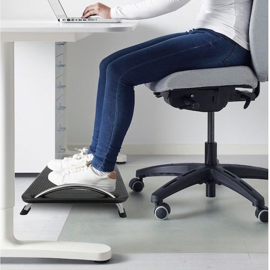 Techly Υποπόδιο Γραφείου με Ρυθμιζόμενη Κλίση Μ44xΒ42xΥ31εκ.