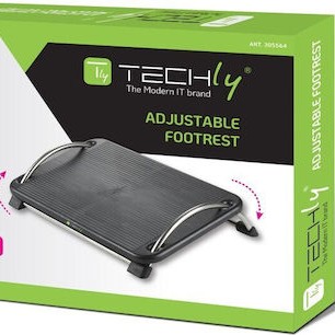 Techly Υποπόδιο Γραφείου με Ρυθμιζόμενη Κλίση Μ44xΒ42xΥ31εκ.