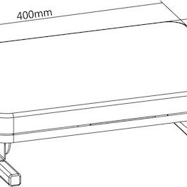 Maclean Energy Υποπόδιο Γραφείου με Ρυθμιζόμενη Κλίση Μ40xΒ30xΥ12.3εκ.