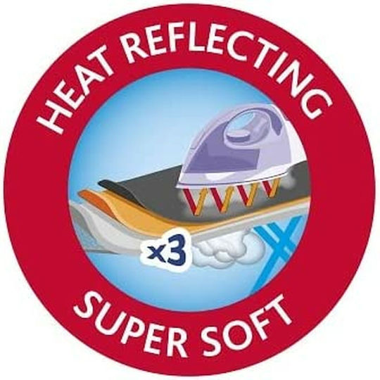 Vileda Premium 2in1 Σιδερόπανο Γκρι 130x45cm