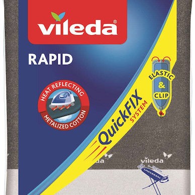 Vileda Rapid Σιδερόπανο Grey 130x45cm