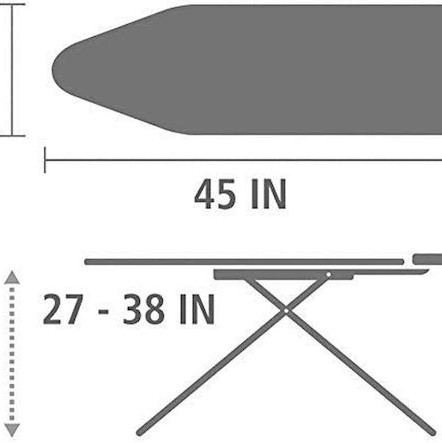 Vileda Rapid Σιδερόπανο Grey 130x45cm