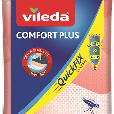 Vileda Comfort Plus Σιδερόπανο Μπλε 130x40cm