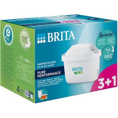 Brita Ανταλλακτικό Φίλτρο Νερού για Κανάτα Maxtra Pro Pure 4τμχ