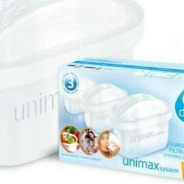 Dafi Ανταλλακτικό Φίλτρο Νερού για Κανάτα από Ενεργό Άνθρακα Standard Unimax White 3τμχ