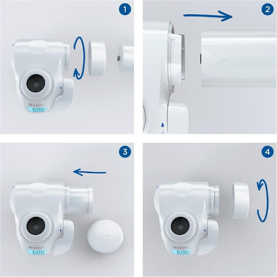 Brita Ανταλλακτικό Φίλτρο Νερού για Βρύση από Ενεργό Άνθρακα On-Tap HF 1 μm