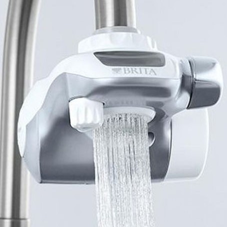 Brita On Tap New Φίλτρο Νερού Βρύσης Λευκό Κοκκώδης Ενεργός Άνθρακας / Μεμβράνες Κοίλων Ινών 1 μm
