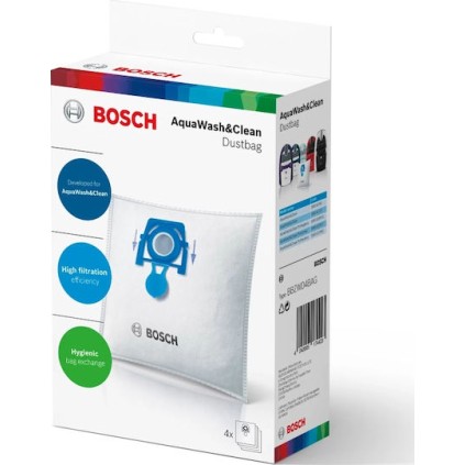 Bosch Σακούλες Σκούπας 4τμχ Συμβατή με Σκούπα Bosch