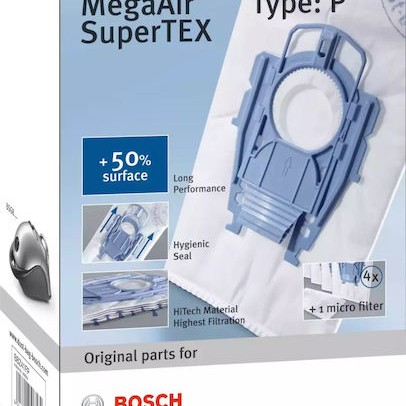 Πάνινες Σακούλες Σκούπας Bosch Siemens Original Type P Bbz41fp