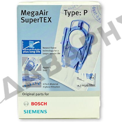 Πάνινες Σακούλες Σκούπας Bosch Siemens Original Type P Bbz41fp