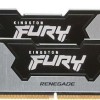 Kingston Fury Renegade Silver DDR5 64GB RAM με 2x32GB Modules και Ταχύτητα 6400 για Desktop