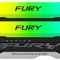 Kingston Fury Renegade RGB DDR5 64GB RAM με 2x32GB Modules και Ταχύτητα 6400 για Desktop