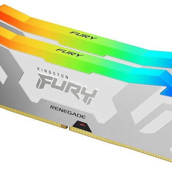 Kingston Fury Renegade RGB DDR5 64GB RAM με 2x32GB Modules και Ταχύτητα 6400 για Desktop