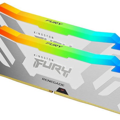 Kingston Fury Renegade RGB DDR5 64GB RAM με 2x32GB Modules και Ταχύτητα 6400 για Desktop
