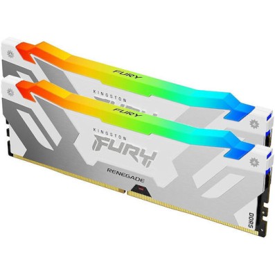 Kingston Fury Renegade RGB DDR5 64GB RAM με 2x32GB Modules και Ταχύτητα 6400 για Desktop