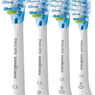Philips Sonicare C3 Premium Plaque Defence Ανταλλακτικές Κεφαλές για Ηλεκτρική Οδοντόβουρτσα HX9044/87 4τμχ