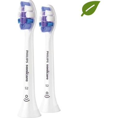 Philips Sonicare S2 Sensitive Ανταλλακτικές Κεφαλές για Ηλεκτρική Οδοντόβουρτσα HX6052/10 2τμχ