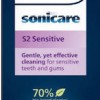 Philips Sonicare S2 Sensitive Ανταλλακτικές Κεφαλές για Ηλεκτρική Οδοντόβουρτσα HX6052/10 2τμχ