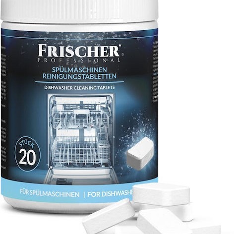 Frischer Frischer Dishwasher Cleaning Tablets Καθαριστικό Κουζίνας 20τμχ