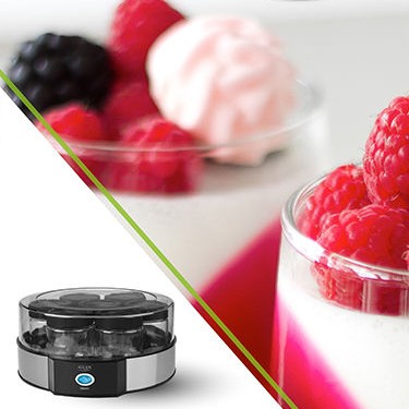 Adler Γιαουρτομηχανή με Βαζάκια 1.4lt Ασημί 20W