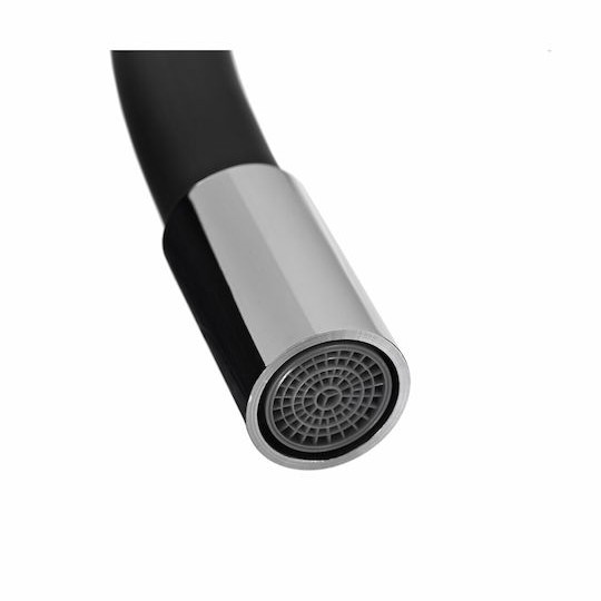 Pyramis Flessi Ψηλή Σπαστή Μπαταρία Κουζίνας Πάγκου Μαύρη