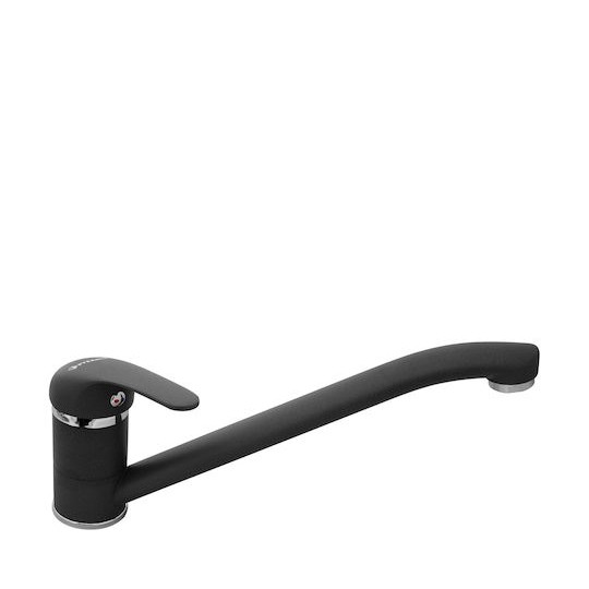 Pyramis Asalia Μπαταρία Κουζίνας Πάγκου Grey Concrete