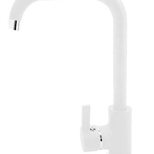 Pyramis Silvio Μπαταρία Κουζίνας Πάγκου Λευκή