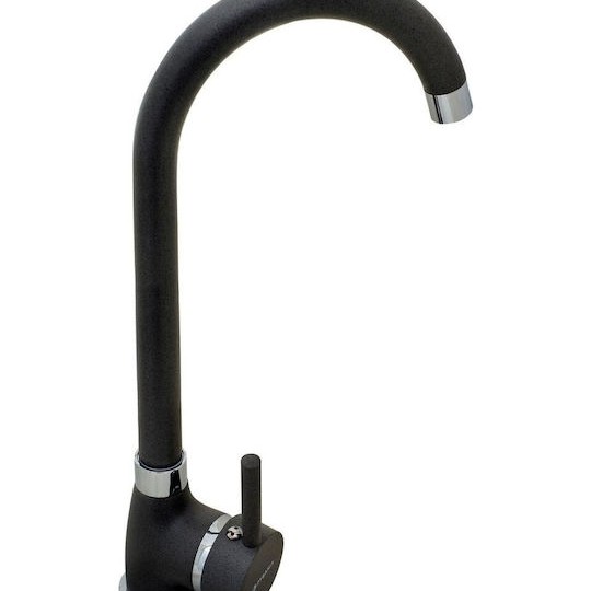 Pyramis Bello Μπαταρία Κουζίνας Πάγκου Ασημί