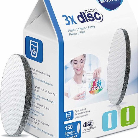 Brita Ανταλλακτικό Φίλτρο Νερού Κανάτας / Μπουκάλι Fill&Go Water Filter Bottle/Fill&Serve Water Filter Carafe MicroDisc Filter 3τμχ